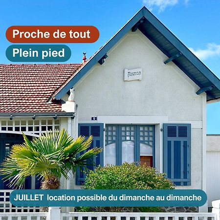 Villa "Mignon" Avec Studio Independant, Tout A Pied, Plage A 4 Mn, 6 Pers, 2 Sde Saint-Jean-de-Monts Exterior photo